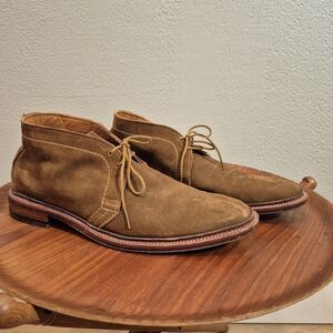 ALDEN New England ‘1493 Unlined Flex Welt Chukka Boots’ Snuff Suede 9.5 D $694+